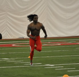 Brandon Bing shines at Rutgers Pro Day